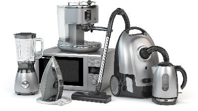 千庫網(wǎng)_家用電器。在 w 上隔離的家用廚房工藝集_攝影圖編號(hào)20173254